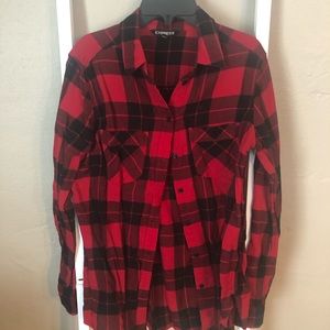 Buffalo plaid flannel shirt